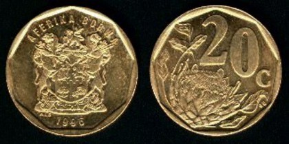 20 cent, Africa de Sud, 1997,205