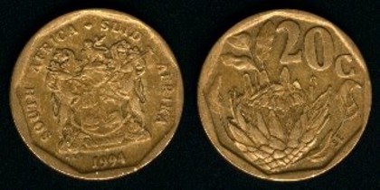 20 centi, 1994, 651 - Africa