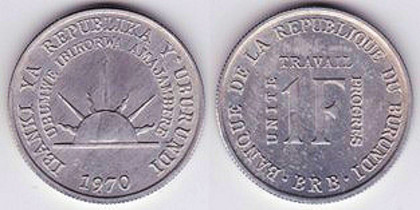 1 franc, 1970, 663