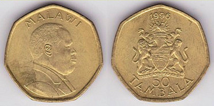 50 tambala, 1996, 807 - Africa