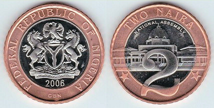 2 naira, 2006, 705 - Africa