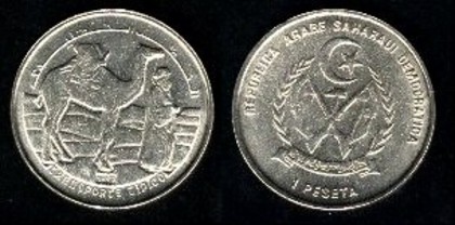 1 peseta, 1992, Saharaui, 283 - Africa