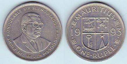 1 rupee, 1994, 725