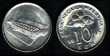 10 sen, Malaezia, 2009, 222