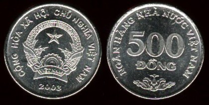 500 dong, 2003, 742