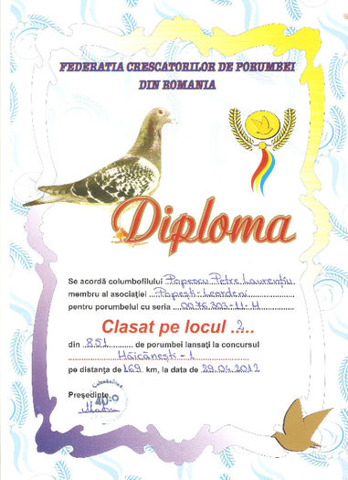 Loc 2 viteza - 3-Diplome