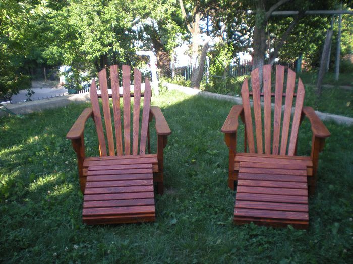 fotoliu gradina 01 - Set fotoliu gradina din lemn
