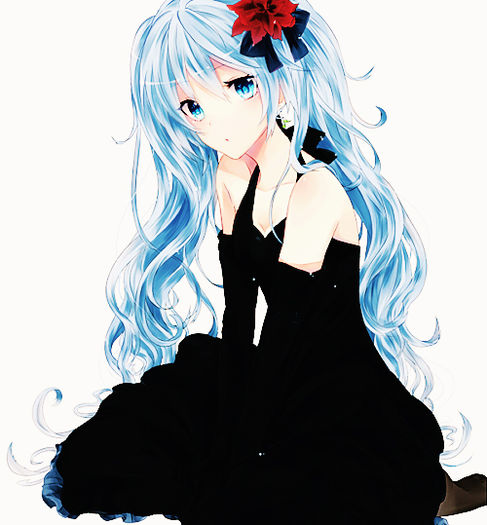 07 - Anime - Blue Hair