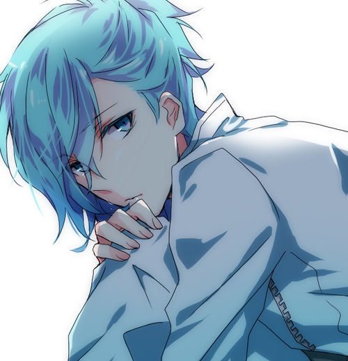 12 - Anime - Blue Hair