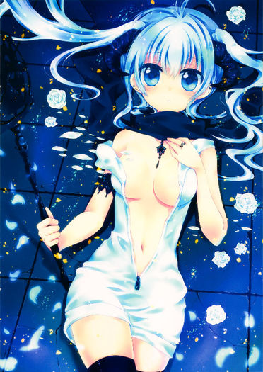 45 - Anime - Blue Hair