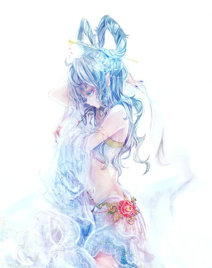 48 - Anime - Blue Hair