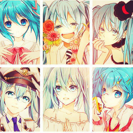 56 - Anime - Blue Hair