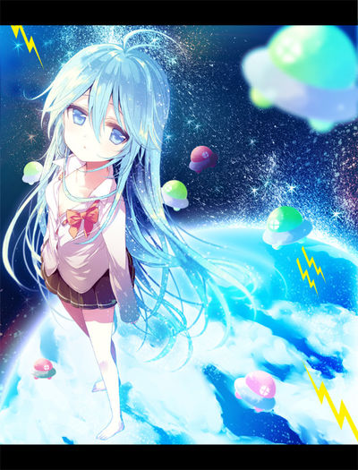 71 - Anime - Blue Hair