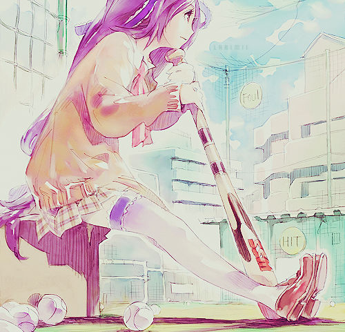 tumblr_m1xhu8QLKZ1qjdg9po1_500_large - Anime - Purple Hair