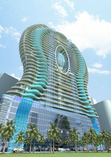 Skyscraper-with-pool-balconies-in-Mumbai-India-1 - POZE INDIA