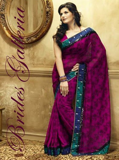 Bollywoods-Zarine-Khan-Dazzles-Brides-Galleria-Saree-Collection-2012-3 - ZARINE KHAN 1