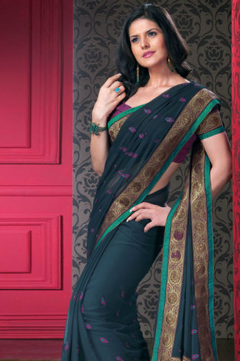 Zareen-Khan-In-Saree-Blouse - ZARINE KHAN 1