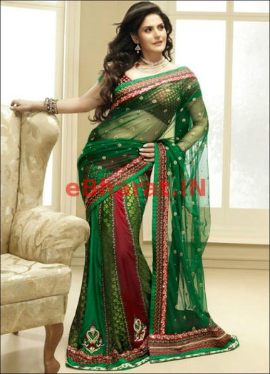 zarine-khan-saree-style-collections-teen-girls-02 - ZARINE KHAN 1
