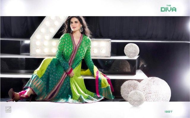 Zarine-Khan-The-Diva-Party-wear-2013-Collection_-10 - ZARINE KHAN 1