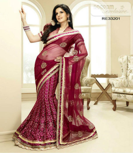 Zarine Khan Exclusive Roopam Saree Collection (16) - ZARINE KHAN 1