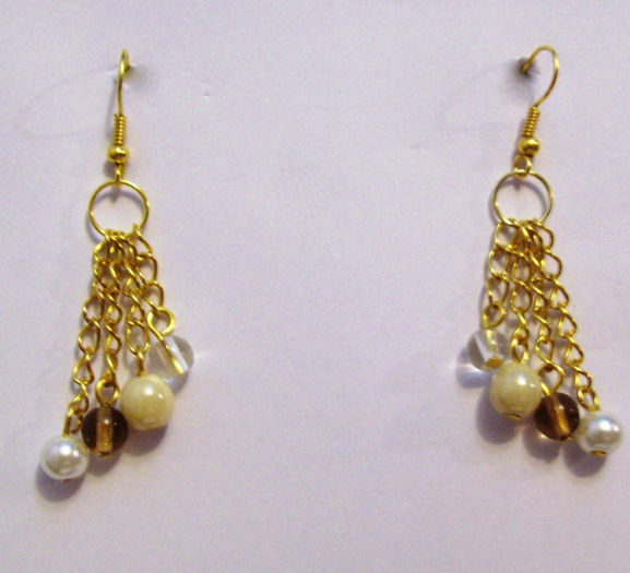 Cercei "Pearls" - 0 Bijuterii handmade - de vanzare