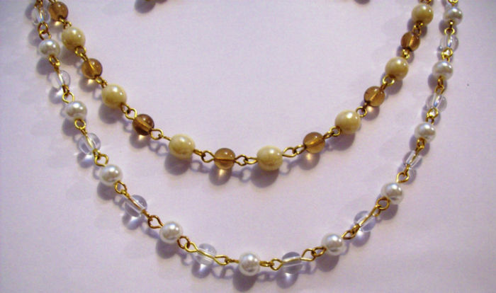 Colier multisir "Pearls" - 0 Bijuterii handmade - de vanzare