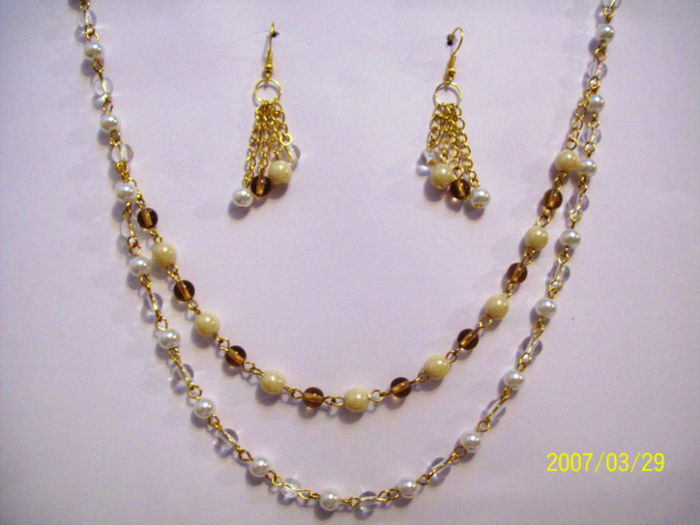 Set "Pearls" - 0 Bijuterii handmade - de vanzare