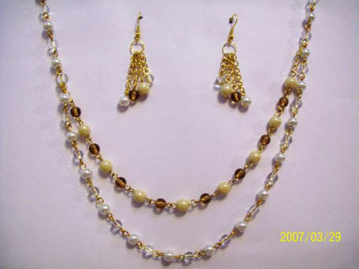 Set "Pearls" - 0 Bijuterii handmade - de vanzare