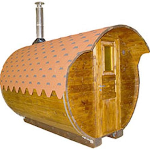 Sauna Barrel Orizontala 1 - SAUNA Barrel - sauna de exterior