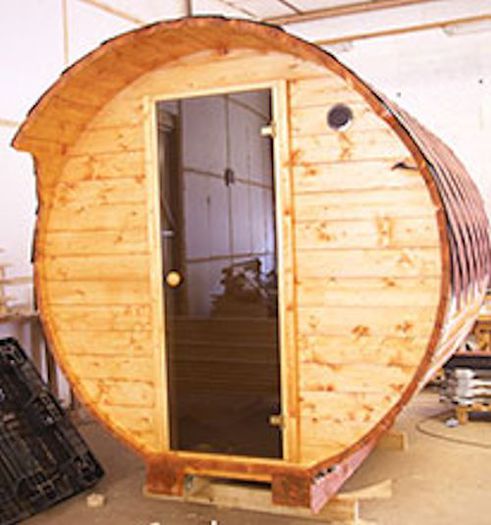 Sauna Barrel Orizontala 2 - SAUNA Barrel - sauna de exterior