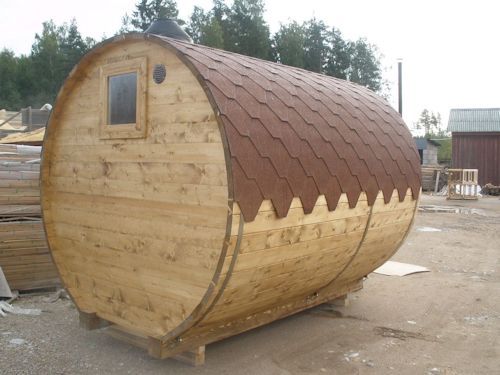 Sauna Barrel Orizontala 4 - SAUNA Barrel - sauna de exterior