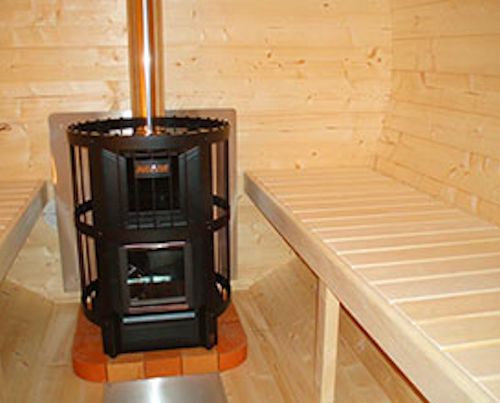 Sauna Barrel Orizontala interior 5 - SAUNA Barrel - sauna de exterior