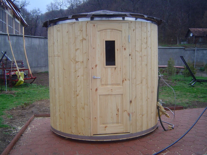 Sauna BARREL verticala