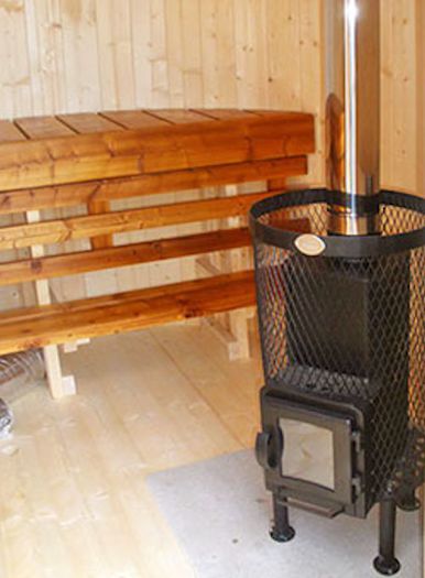 Sauna Barrel verticala - interior 2