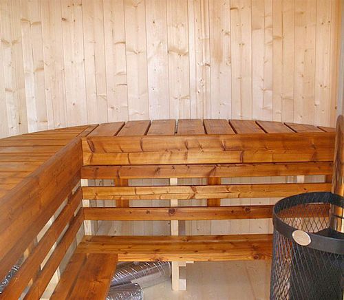 Sauna Barrel verticala - interior 3