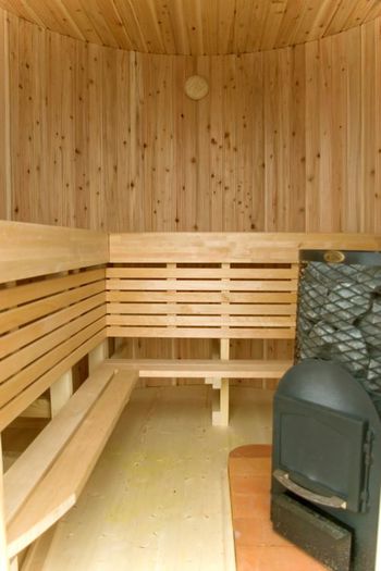 Sauna Barrel verticala - interior