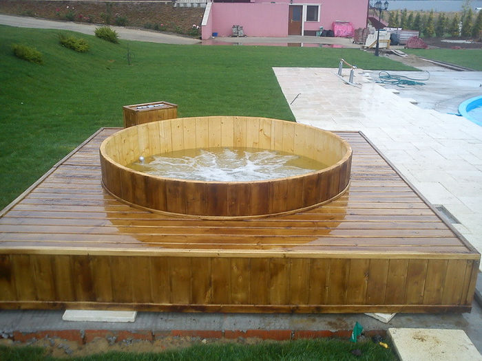 Hot tub - jacuzzi din lemn 7 - JACUZZI din lemn  HOTTUB-SPA - ciubar