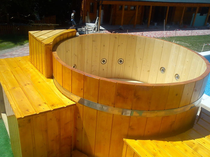 Hot tub - jacuzzi lemn 9