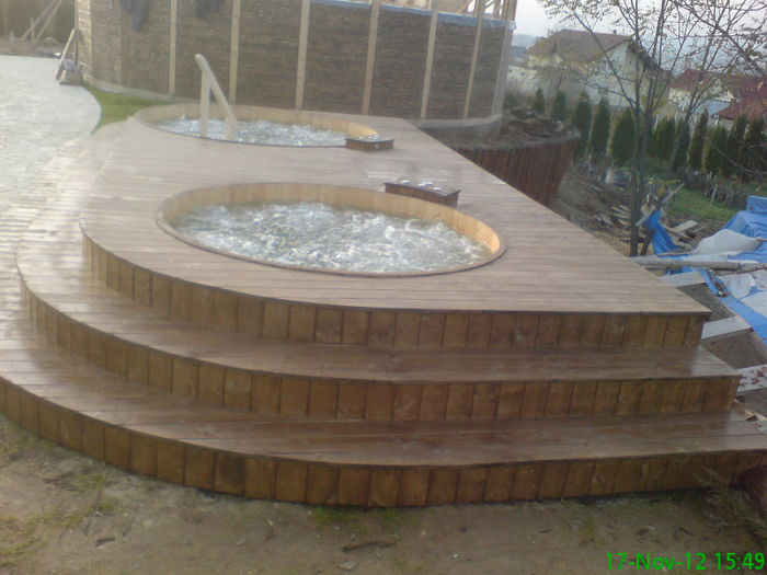 Jacuzzi dublu din lemn 8 - JACUZZI din lemn  HOTTUB-SPA - ciubar