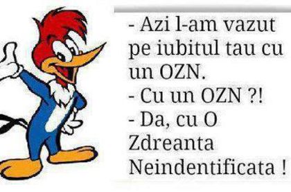 ozn=o zdreanta neidentificata - z BANCURI SI GLUME