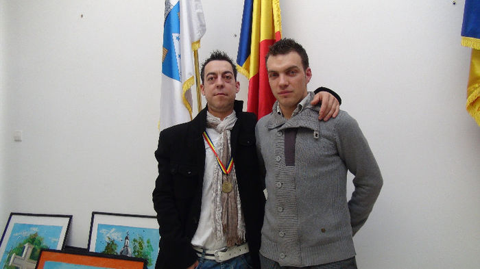 Chiriac Victor alaturi de cel mai bun prieten al sau,Popa Alexandru - Premiere ASC Buftea 2012