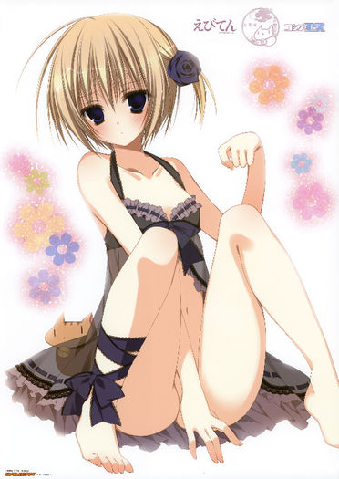 yande.re 205611 ebiten hiromatsu_rikei inugami_kira lingerie nopan see_through - Hiromatsu Rikei