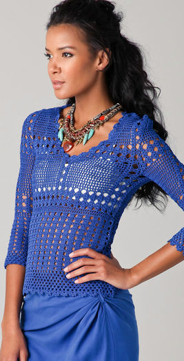 crochetemodablusaazulroyal2 - modele 2