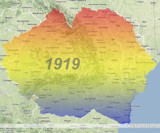 1harta_romania_mare_1919 - vremurile mai demult 2