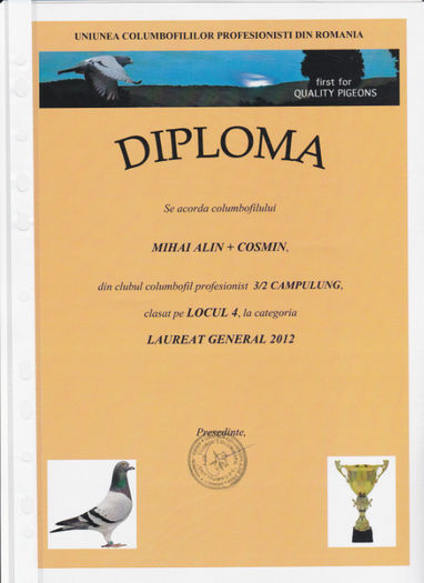 Loc 4 LAUREAT GENERAL - Diplome 2012