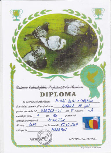 Loc 1 Derby DONETSK - Diplome 2011