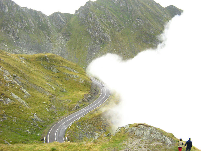 Ceata pe transfagarasan 2 - Barajul si lacul Vidraru - Arges