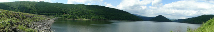 Panorama Lacul Zetea - Lacul rosu