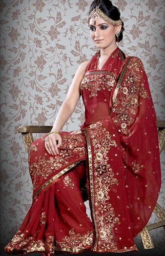Delicate-Designer-Indian-Red-Bridal-Dresses-3 - Rochia de mireasa