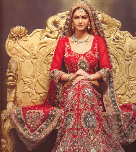 Indian-bridal-dresses - Rochia de mireasa